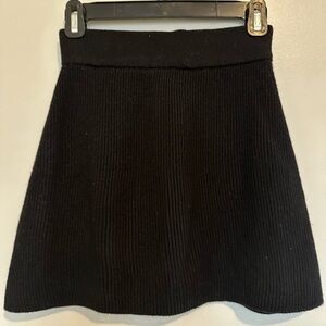 Cute Sezanne Black Knit Skirt
